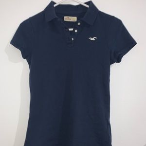 Navy blue hollister business shirt